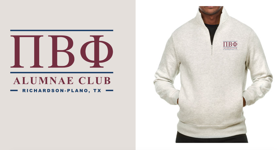 Pi Beta Phi - Alumnae Club - Fall 2024 - Quarter Zips