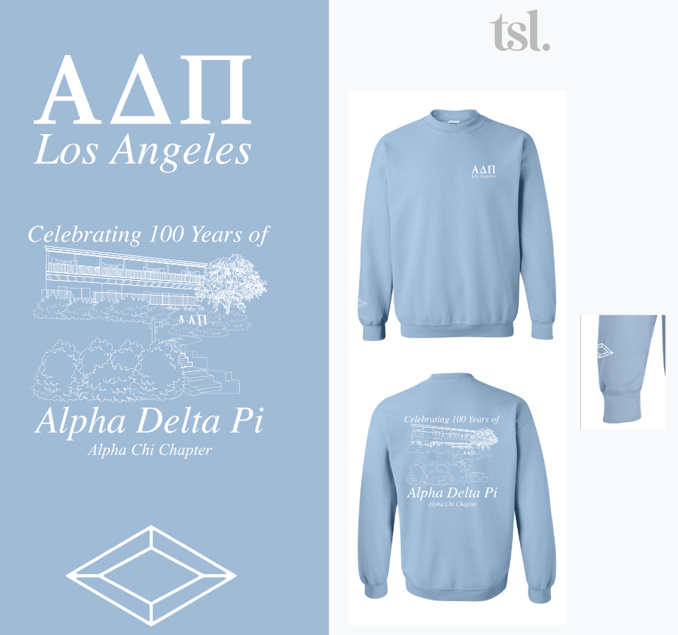 UCLA - ADPI - Centennial Crewnecks - Embroidery - Individual Shipping