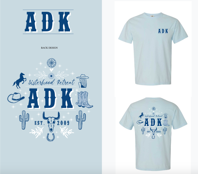 Alpha Delta Kappa - Fall 2023 Apparel - T-Shirts