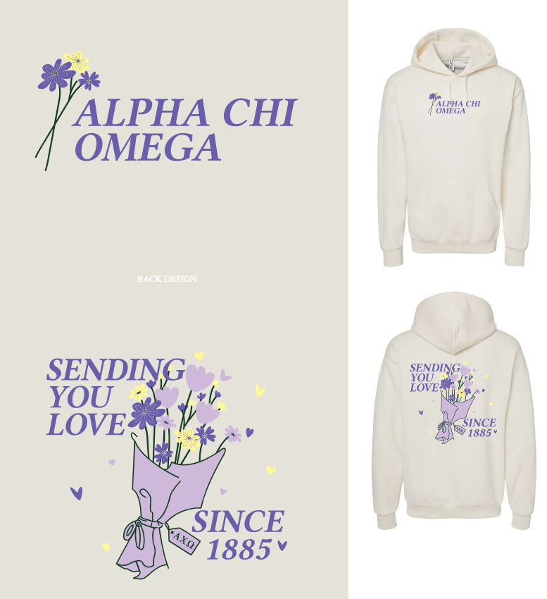 UCSB - Alpha Chi Omega - Philanthropy Apparel - Fall 2024 - Hoodies